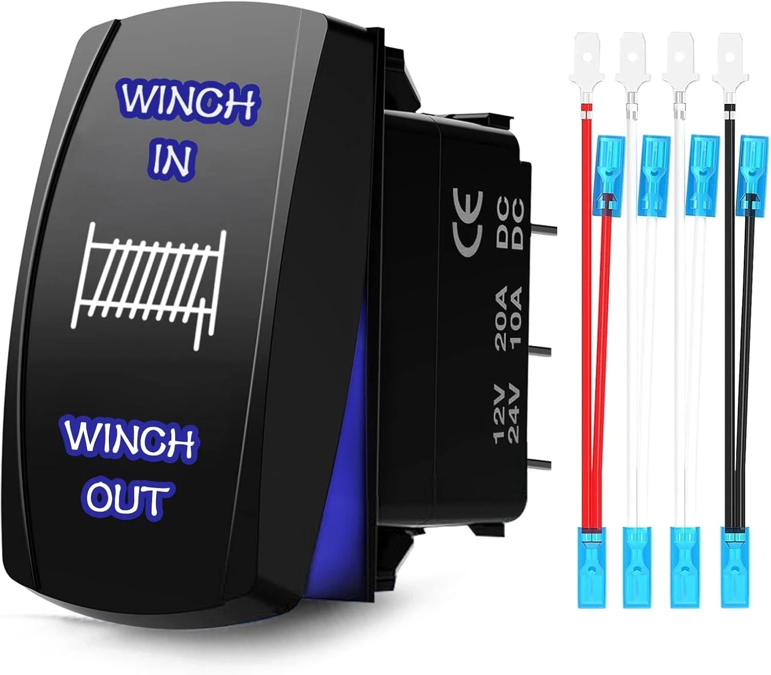 Xislet 7-Pin Winch Rocker Switch Replacement for Polaris UTV ATV RZR 800 900 XP