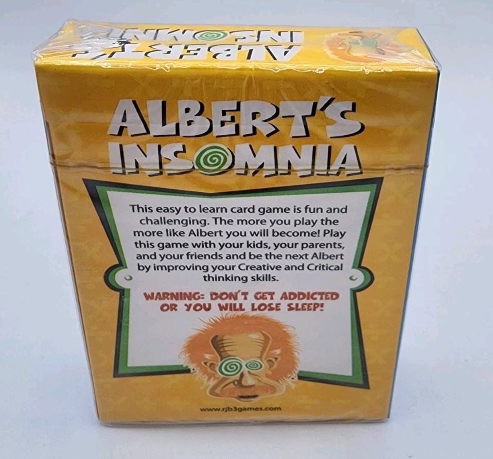 Albert's Insomnia Card Game Homeschooling Learning