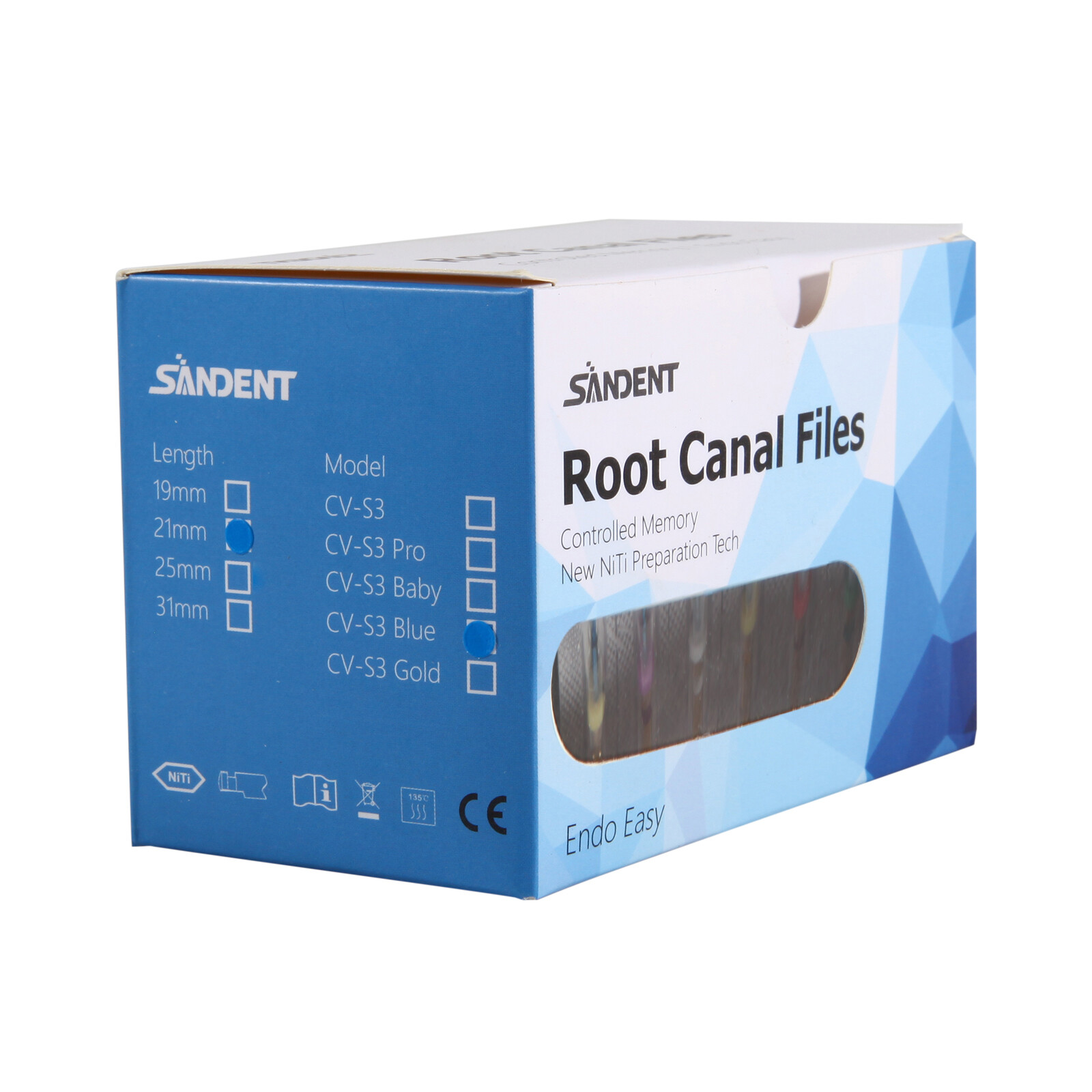 Dental Endo Endodontic Engine Rotary Files Root Canal NiTi Files 25mm 21mm 31mm