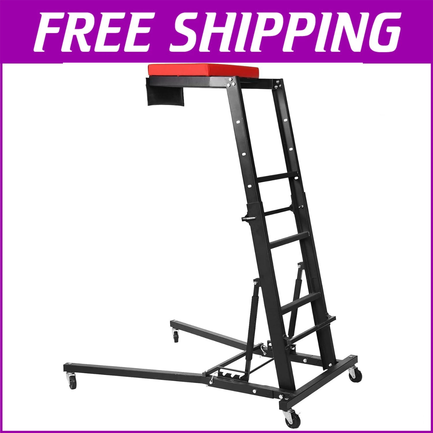 400 lbs Adjustable Car Engine Creeper Thick Padded Deck Foldable Car Creeper
