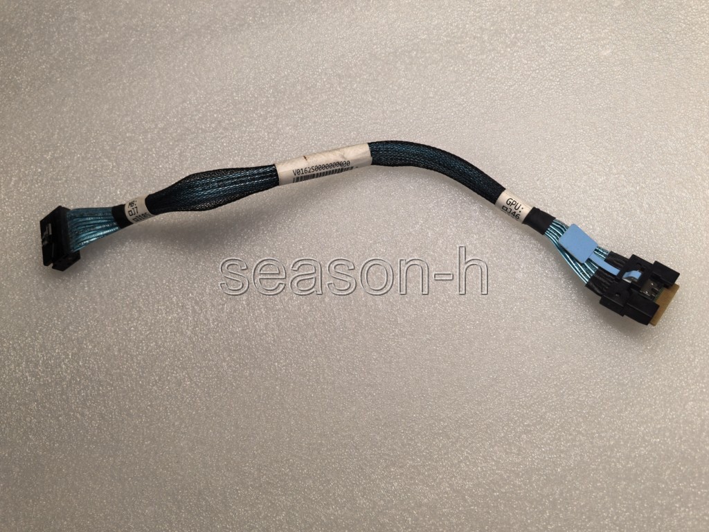 Amphenol SAS 4.0 LP  SFF-8654 8i 74P to SLIM SFF-8654 8I  Server Cable 25CM
