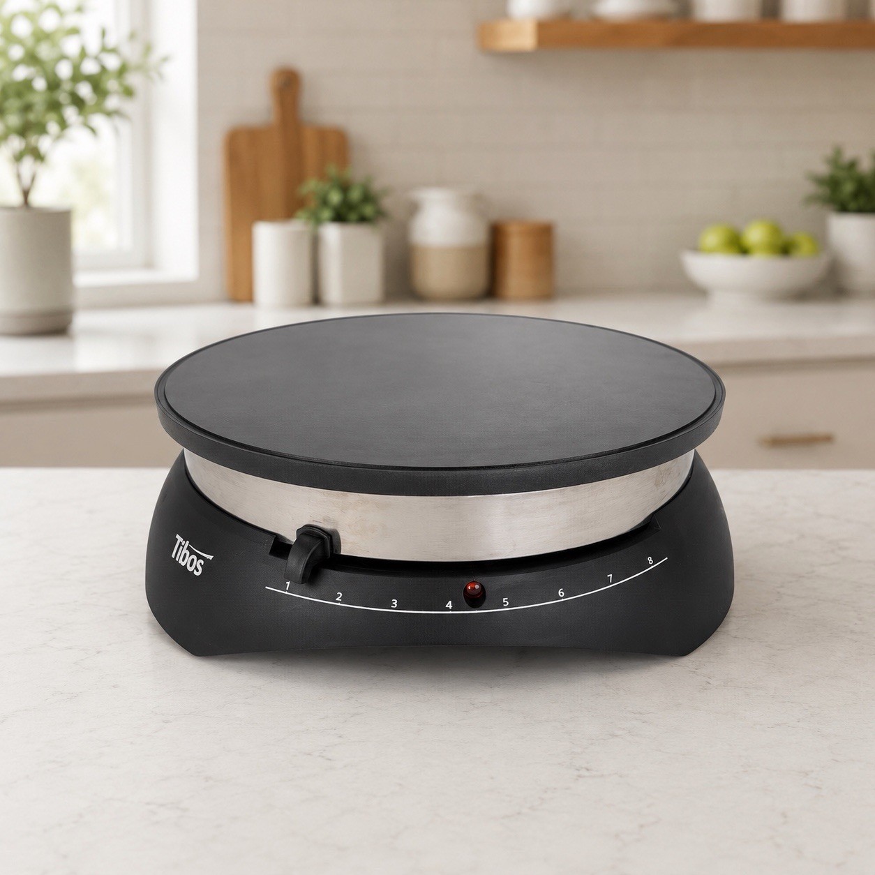 Krampouz Tibos Electric Crepe Maker CEBPC2 BS 1300W Tested w/ Power Cord France