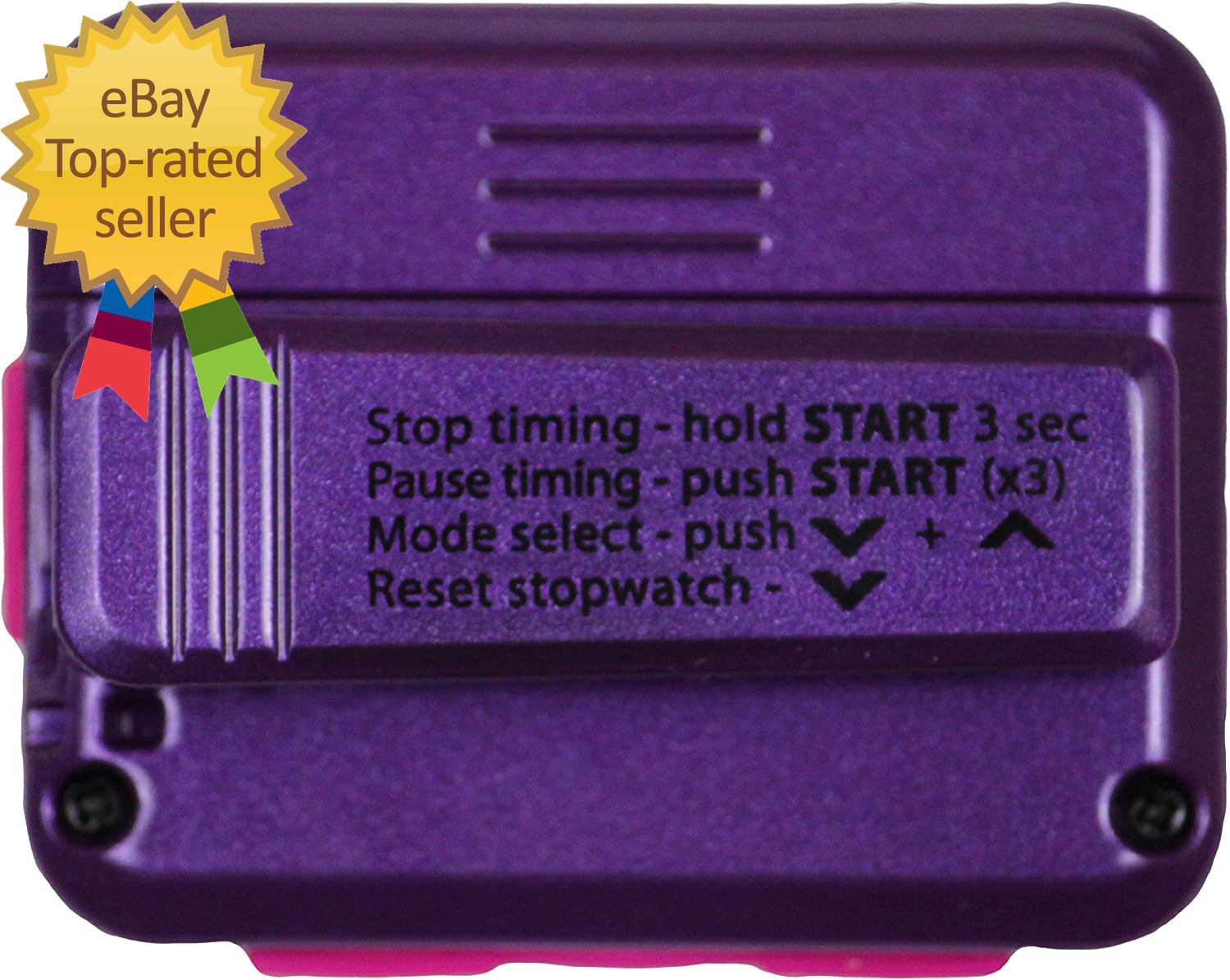 Interval Timer and Stopwatch Violet Pink Metallic Gloss