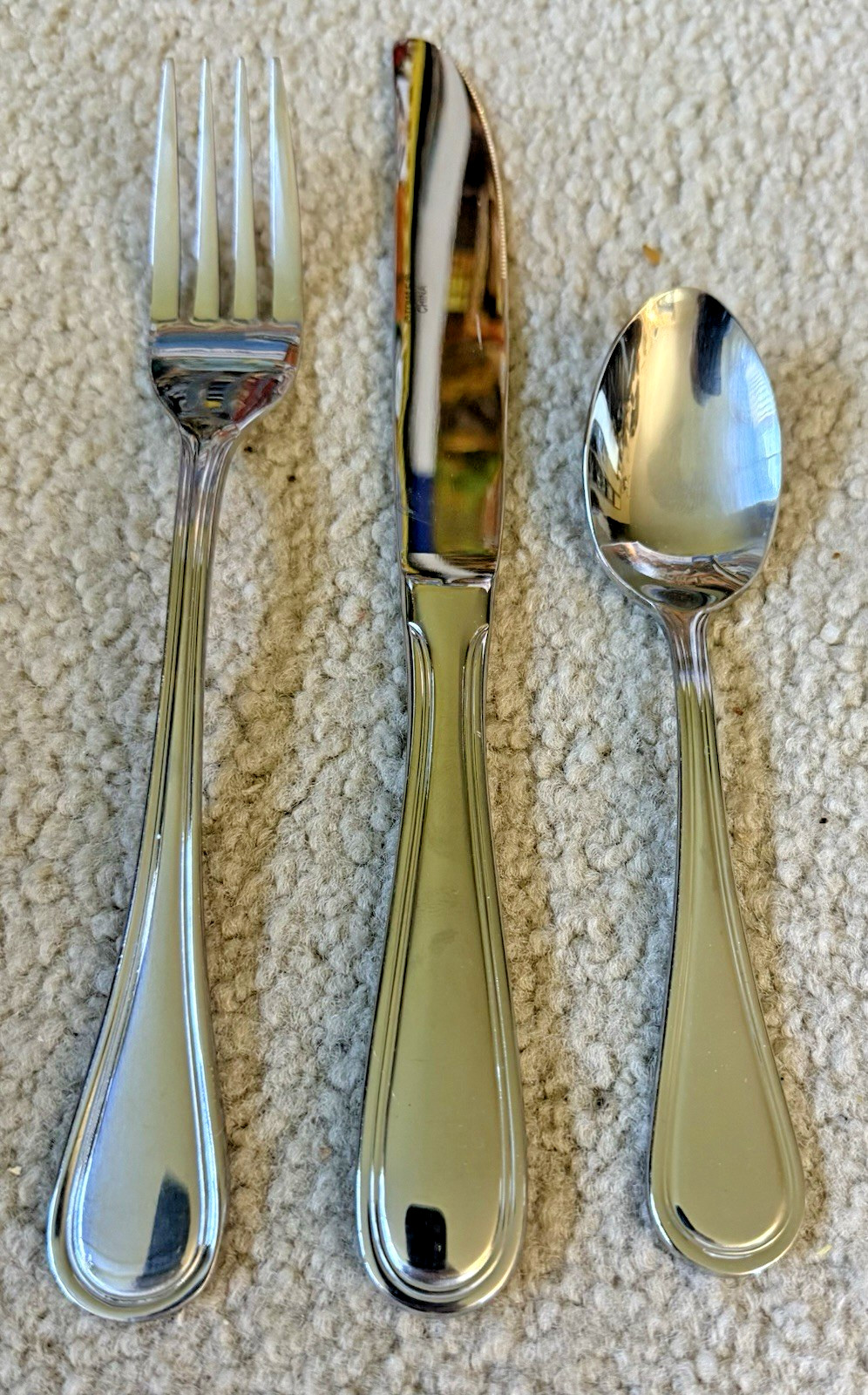 FLATWARE 36pc TOWLE Magnolia stainless 18/0 service for 12 3 pc setting