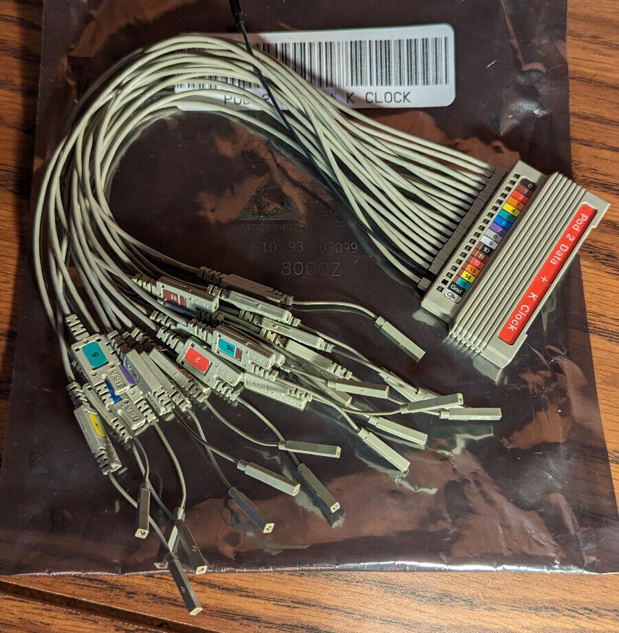 New HP/AGILENT POD 2 DATA + K CLOCK LOGIC ANALYZER PROBE Test Kit - Complete