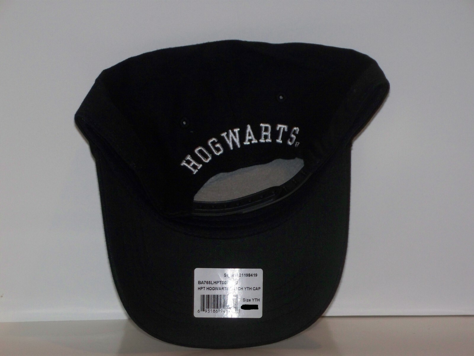 Harry Potter Hogwarts Youth Black Adjustable Snapback hat cap