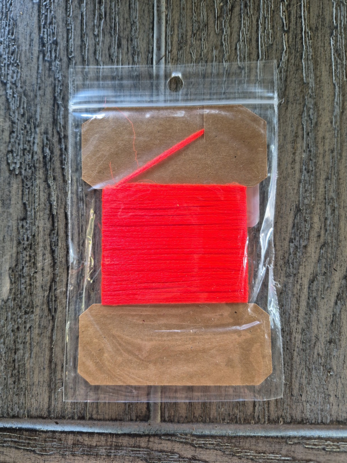 wapsi fly tying materials. Anthony Yarn Fluorescent Red.