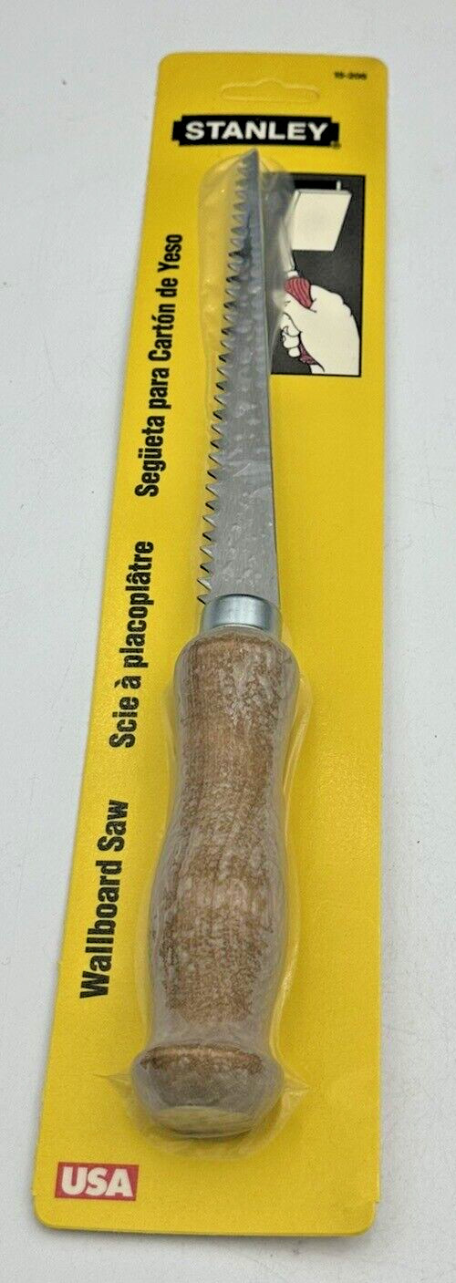 VINTAGE STANLEY Drywall Sheet Rock Wallboard Saw 15-206  NOS USA NEW
