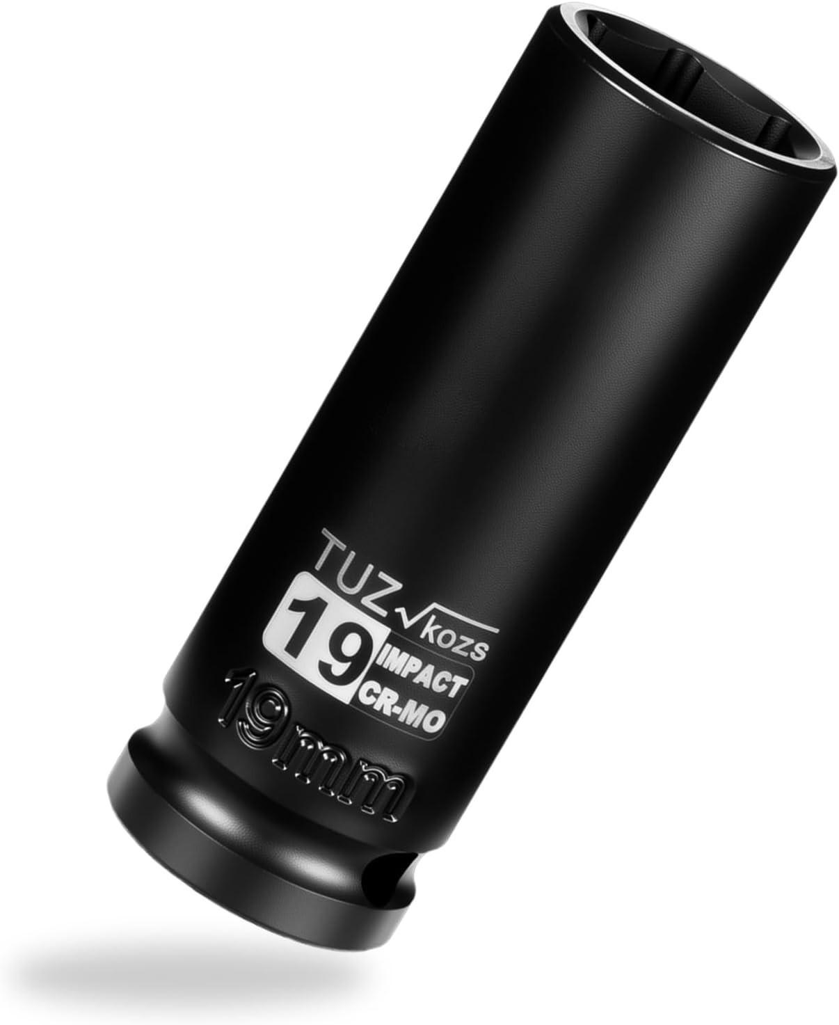 19mm Deep CR-MO Impact Socket - 1/2 Inch Drive 6-Point Design for Maximum Grip