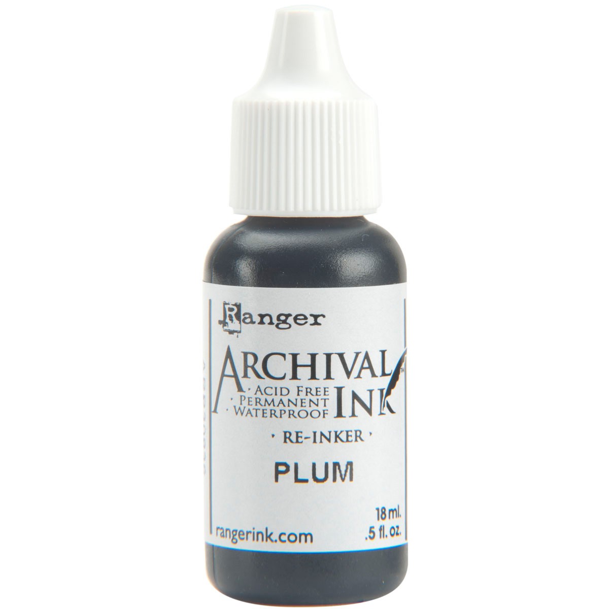 Ranger ARR5-30836 Archival Pad Re-Inker .5oz-Plum