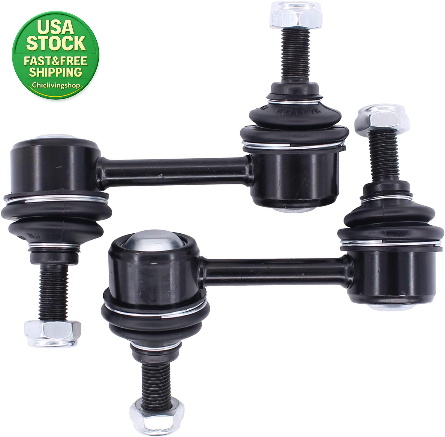 Front Driver Passenger Stabilizer Sway Bar End Links for Honda Accord