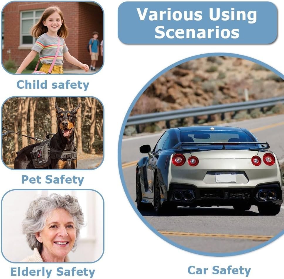 Mini GPS Tracker for Vehicles, No Fees, Bluetooth Tracker Tag | Magnetic Tra...