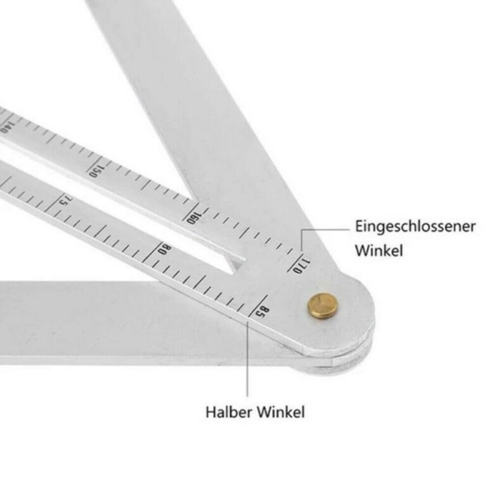 Protractor Square Protractor Measurements Multi-Angle Stainless Steel Tool