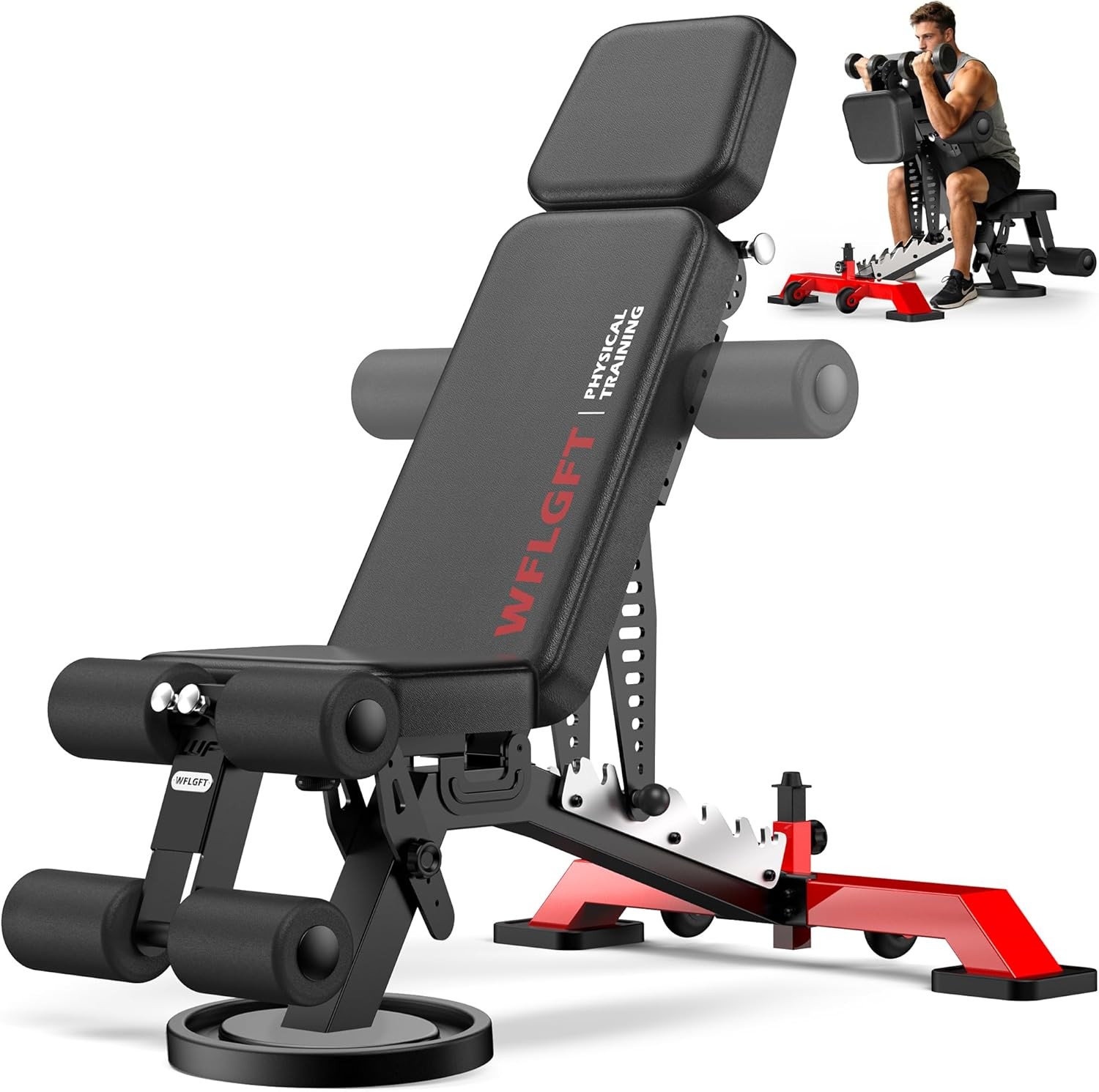 Adjustable Weight Bench Foldable Incline Bench Foldable Dumbbell Bench Home Gym