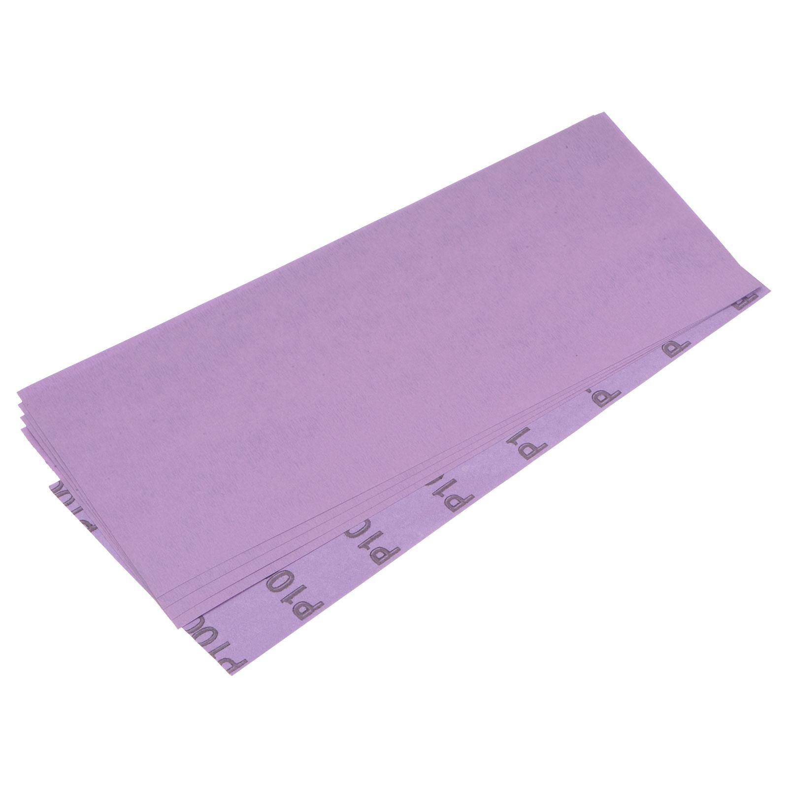 5Pcs Purple Sanding Sheets 10000 Grit 9" x 3.7" Aluminum Oxide Sandpapers