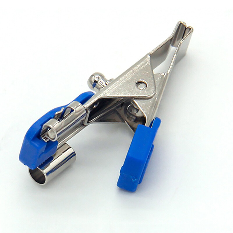 10Pcs ECG/EKG Veterinary Electrode Clip for Snap,3.0Din and 4.0Banana Connector,