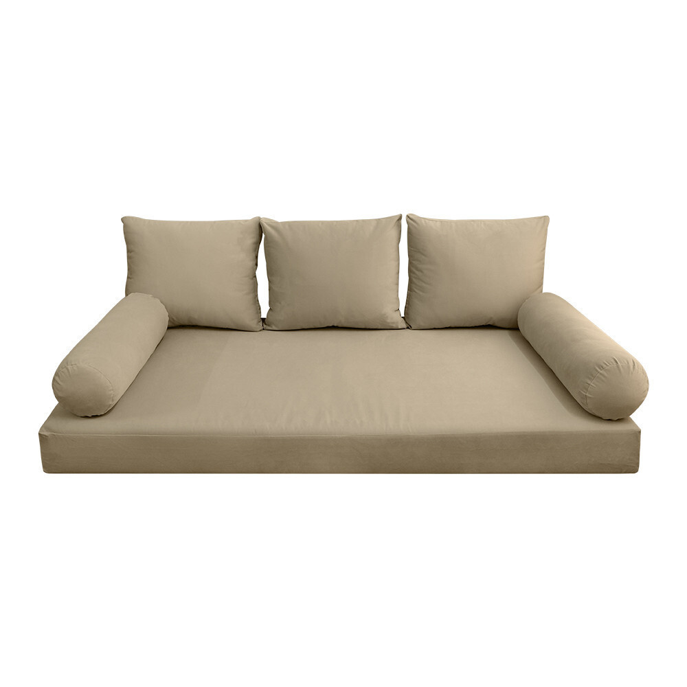 STYLE V3 TwinXL Velvet KnifeEdge Indoor Daybed Mattress Pillow |COVER ONLY|AD304