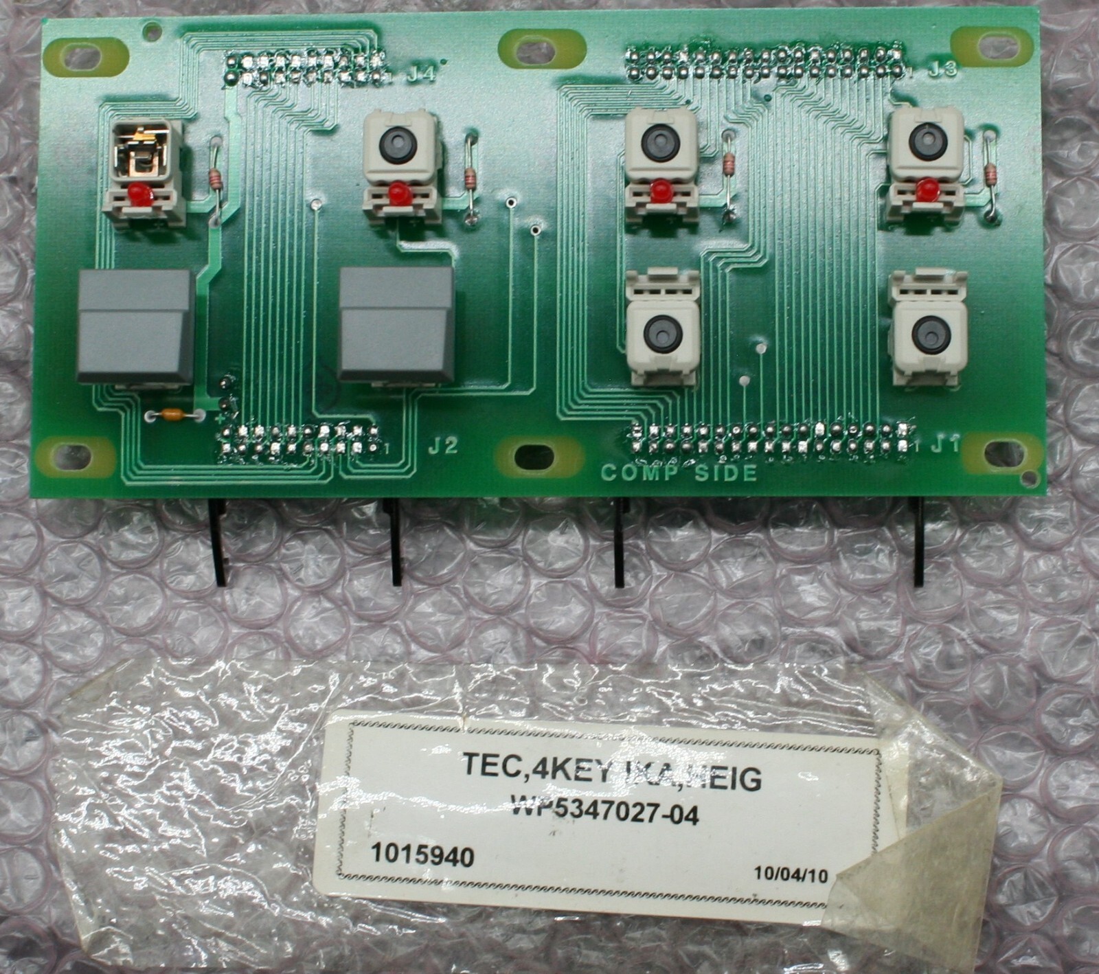 One Heidelberg Harris PCA5347027 Keyboard PCB 4-Key IKA GOSS WP.5347027-04 NEW