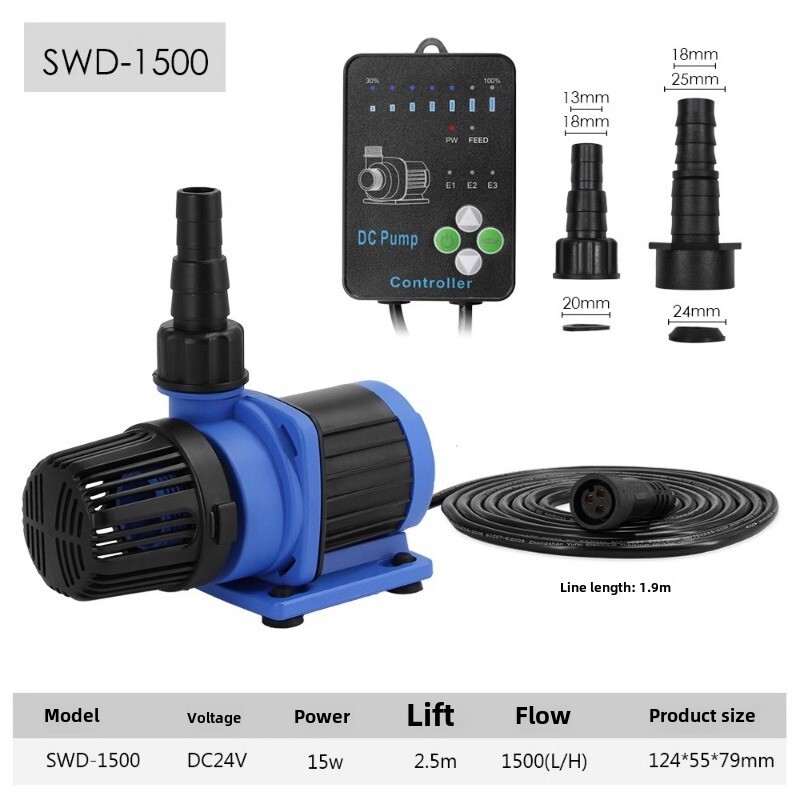 Intelligent Pump DC Controllable Return Pump Marine Aquarium Drainage Pump