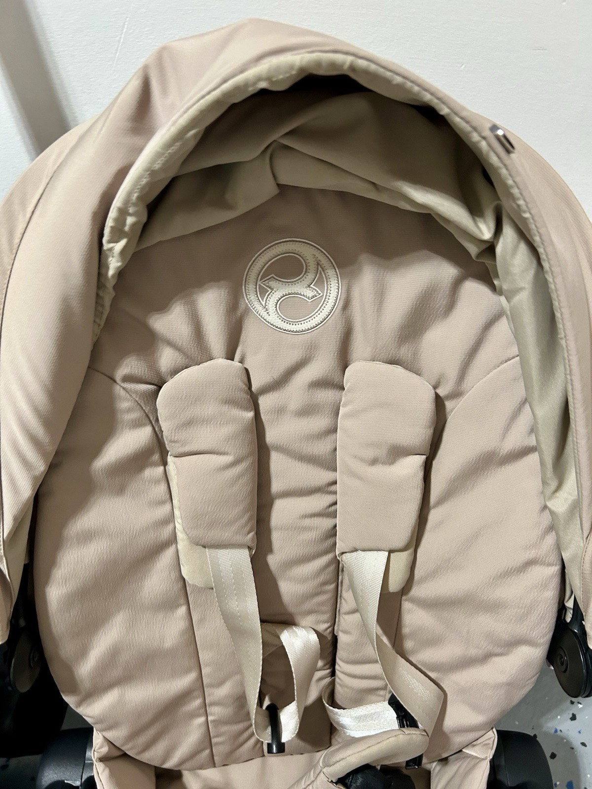 NEW Cybex E-PRIAM Electric Stroller Beige Silver Frame with Battery & Charger