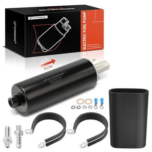 High Flow Universal External Pump 255LPH High Pressure Inline Fuel Pump with