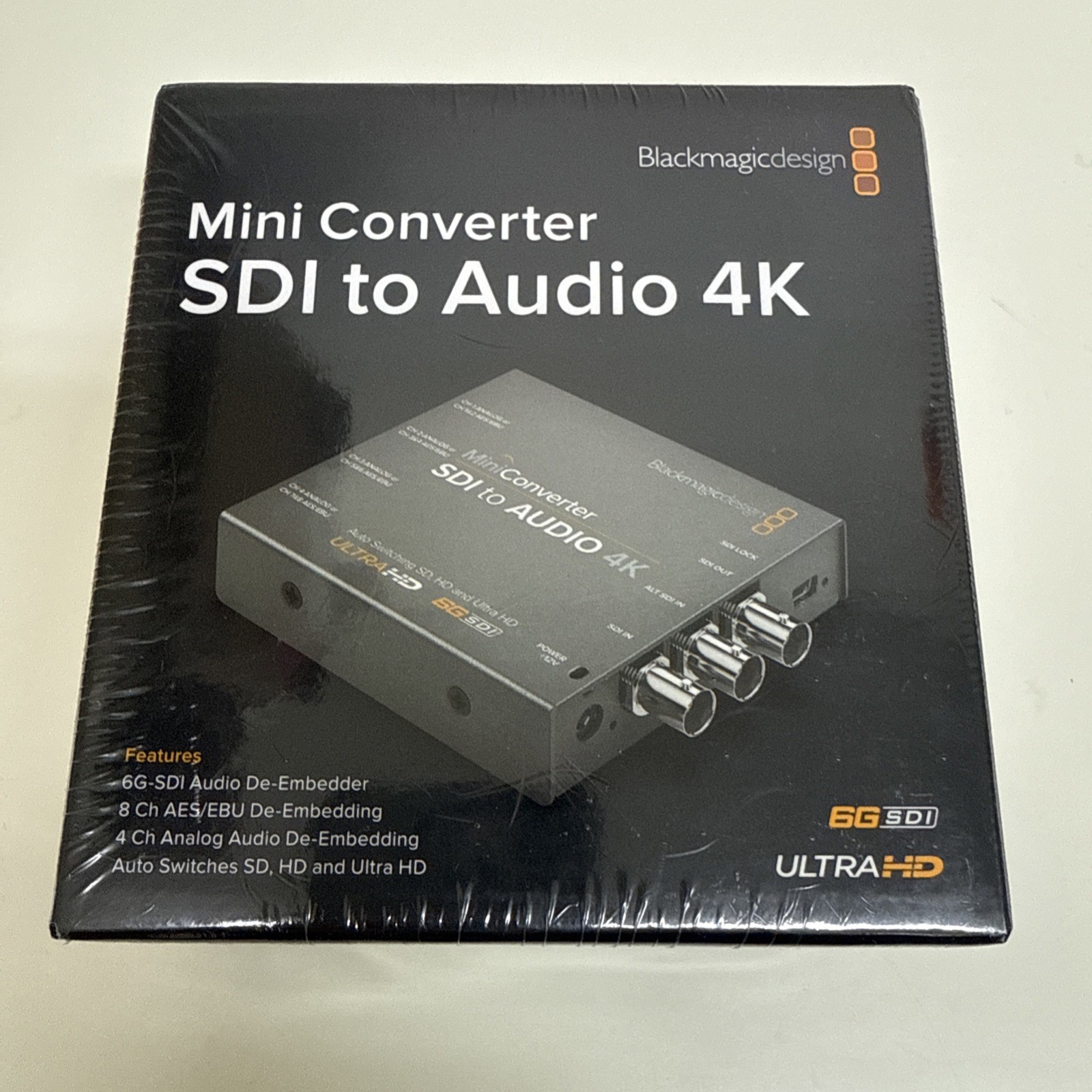 Blackmagic Design Mini Converter SDI to Audio 4K (CONVMCSAUD4K) -NEW