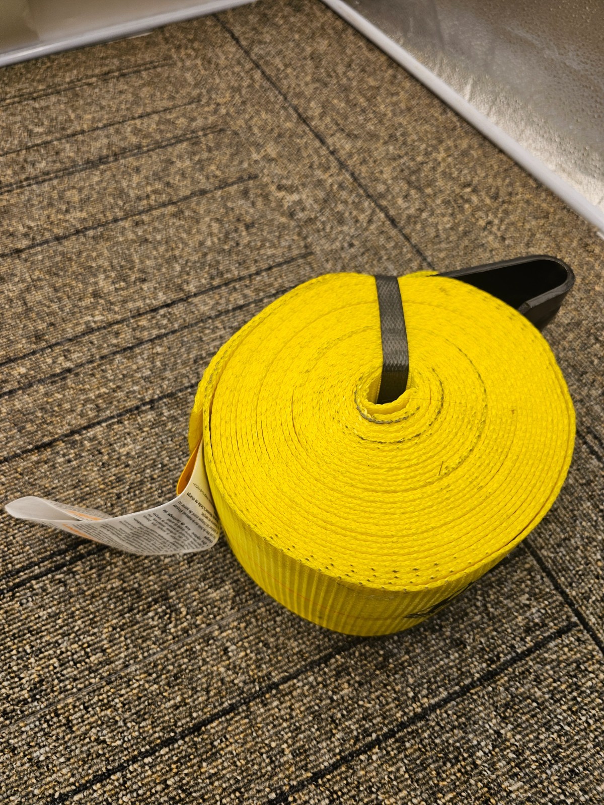 J. J. Keller 23190001 Standard Winch Strap Flat Hook Polyester 4" x 30"