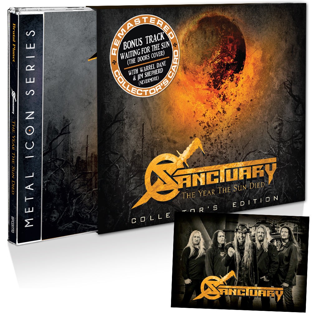 Sanctuary -The Year the Sun Died +1 (Deluxe CD w/Card) Warrel Dane of Nevermore
