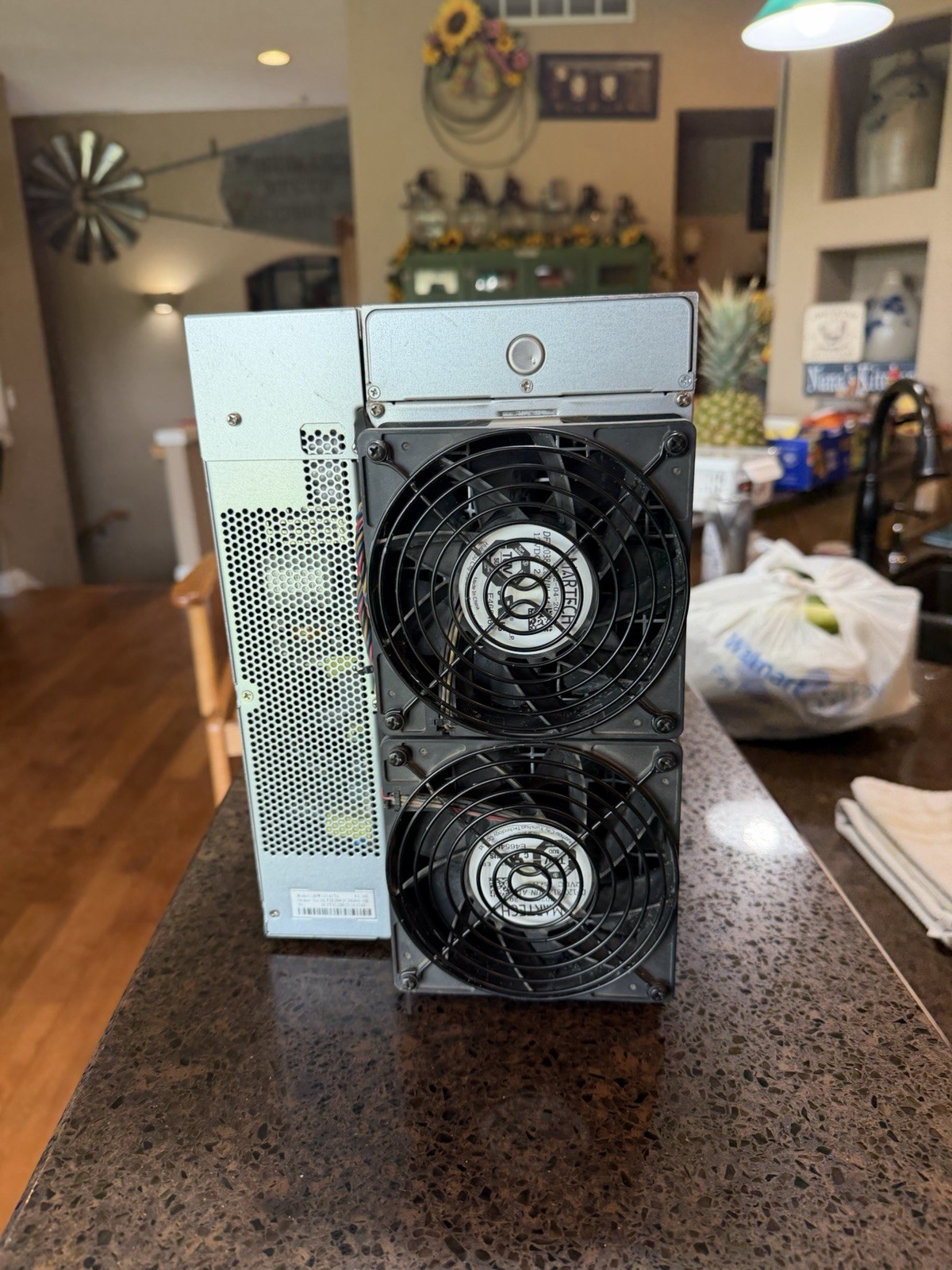 4 BITMAIN Antminer L7 9050. Hooked up since 2022