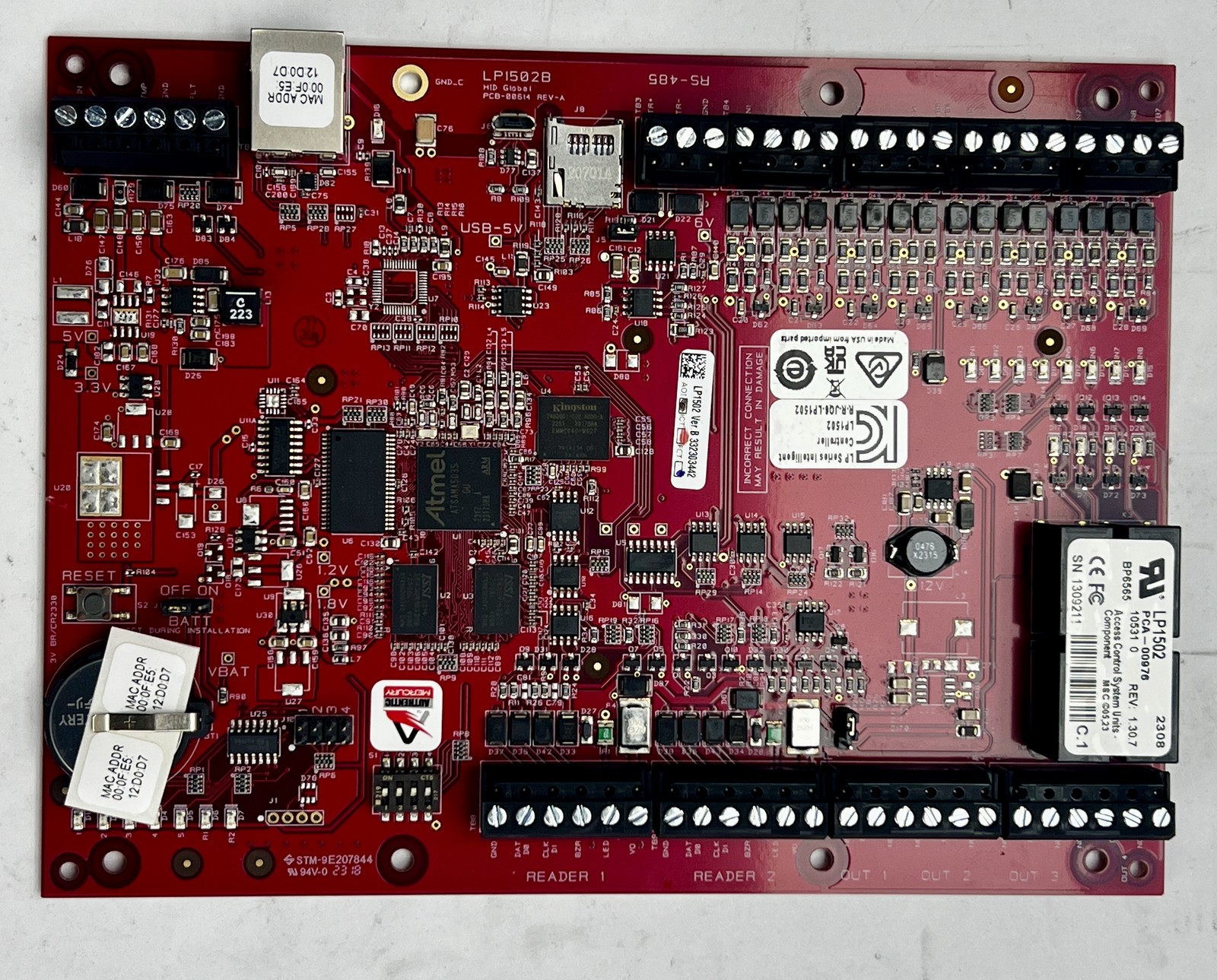 Mercury Security Intelligent Controller - LP1502