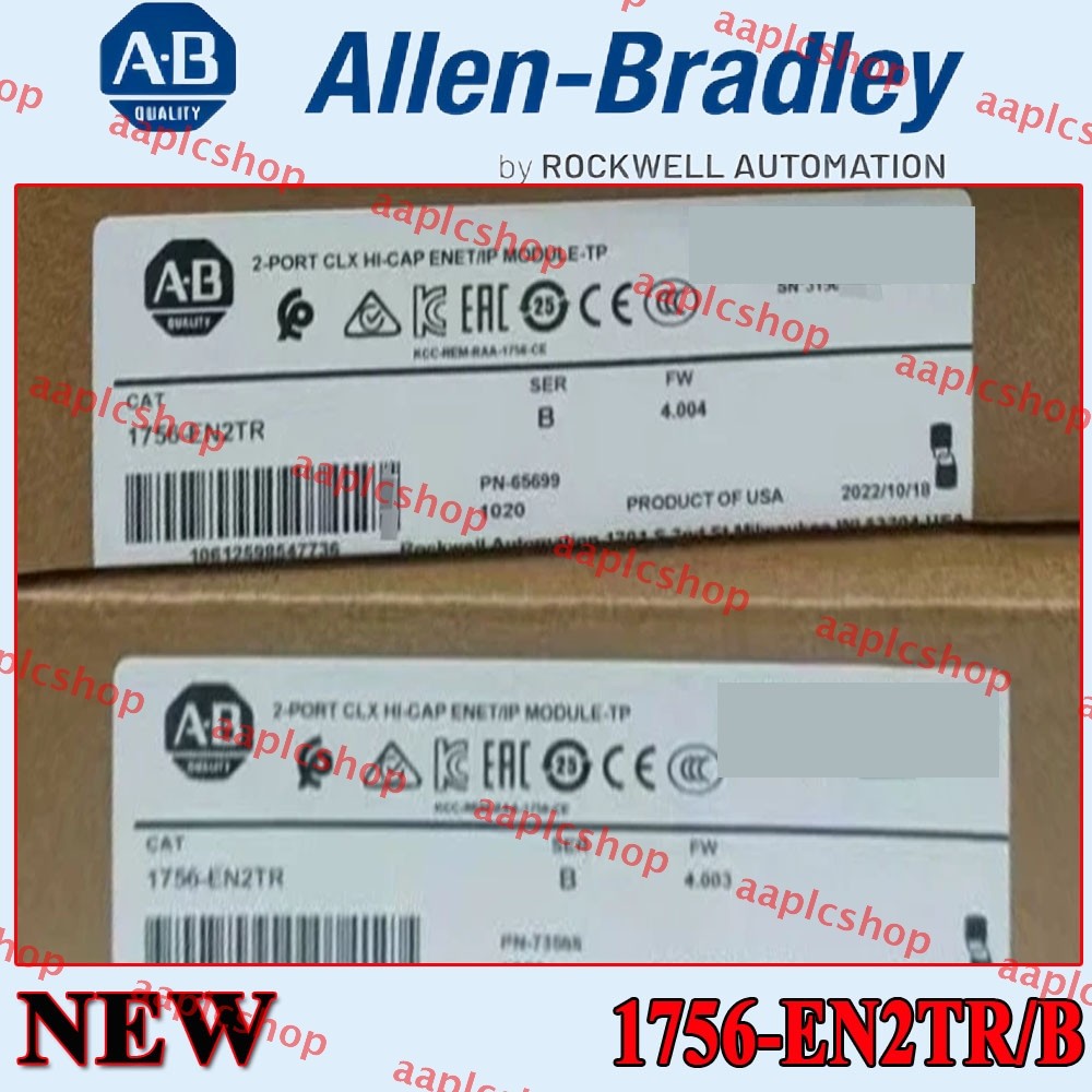 1756-EN2TR AB ControlLogix Ethernet Module -Sealed AB 1756 EN2TR US Stock