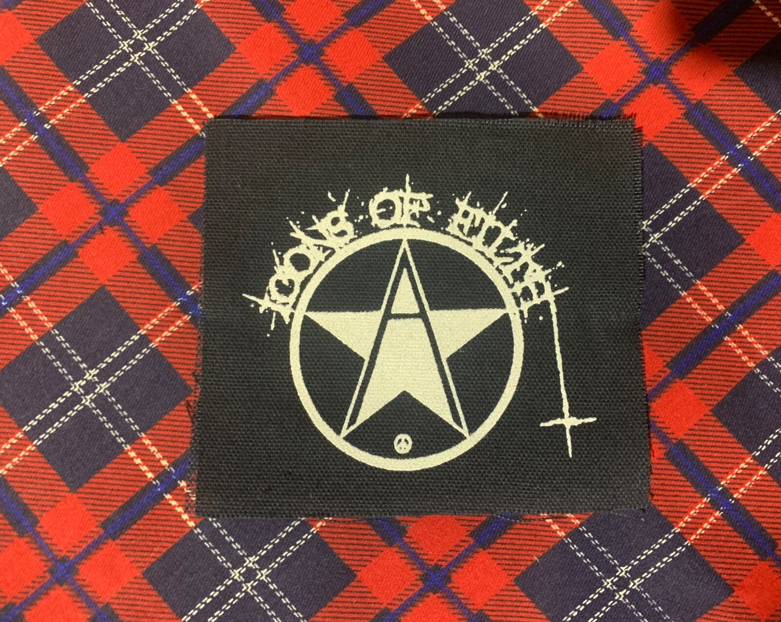 Icons of Filth DIY Patch- Punk Crust Black Flag Leftover Crack Oi