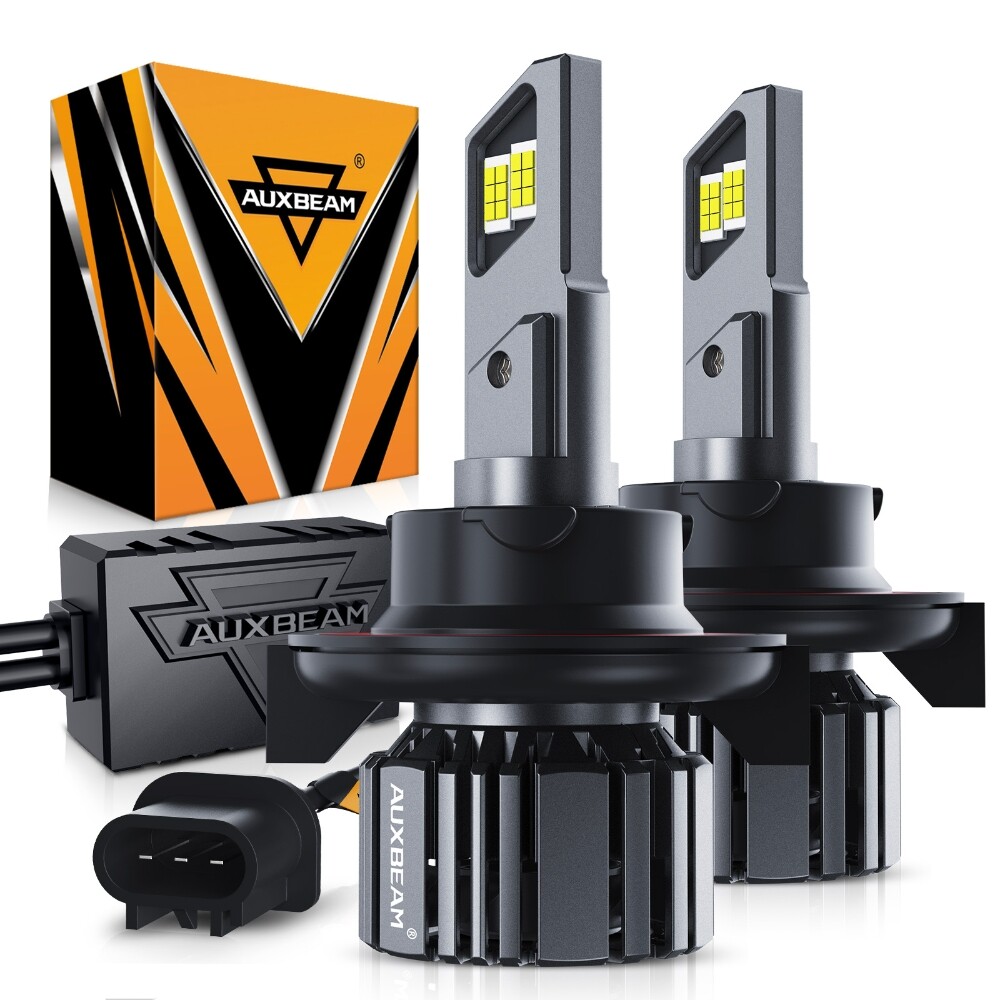AUXBEAM H13 Canbus LED Headlight Bulbs Kit for Dodge Ram 1500 2500 3500 06-2012