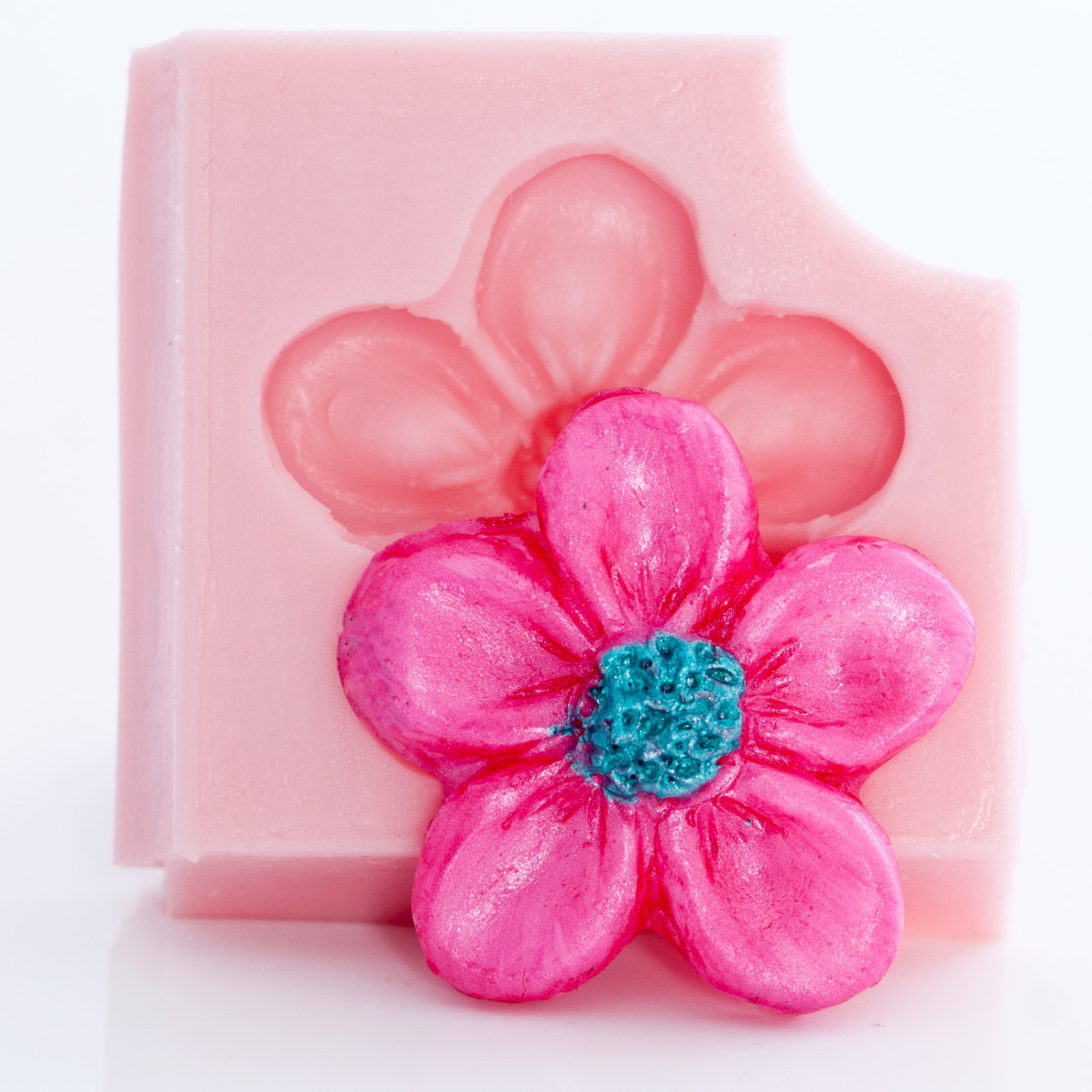 Silicone flower mold made in America Food Safe Fondant or Craft Clay Mold (516)