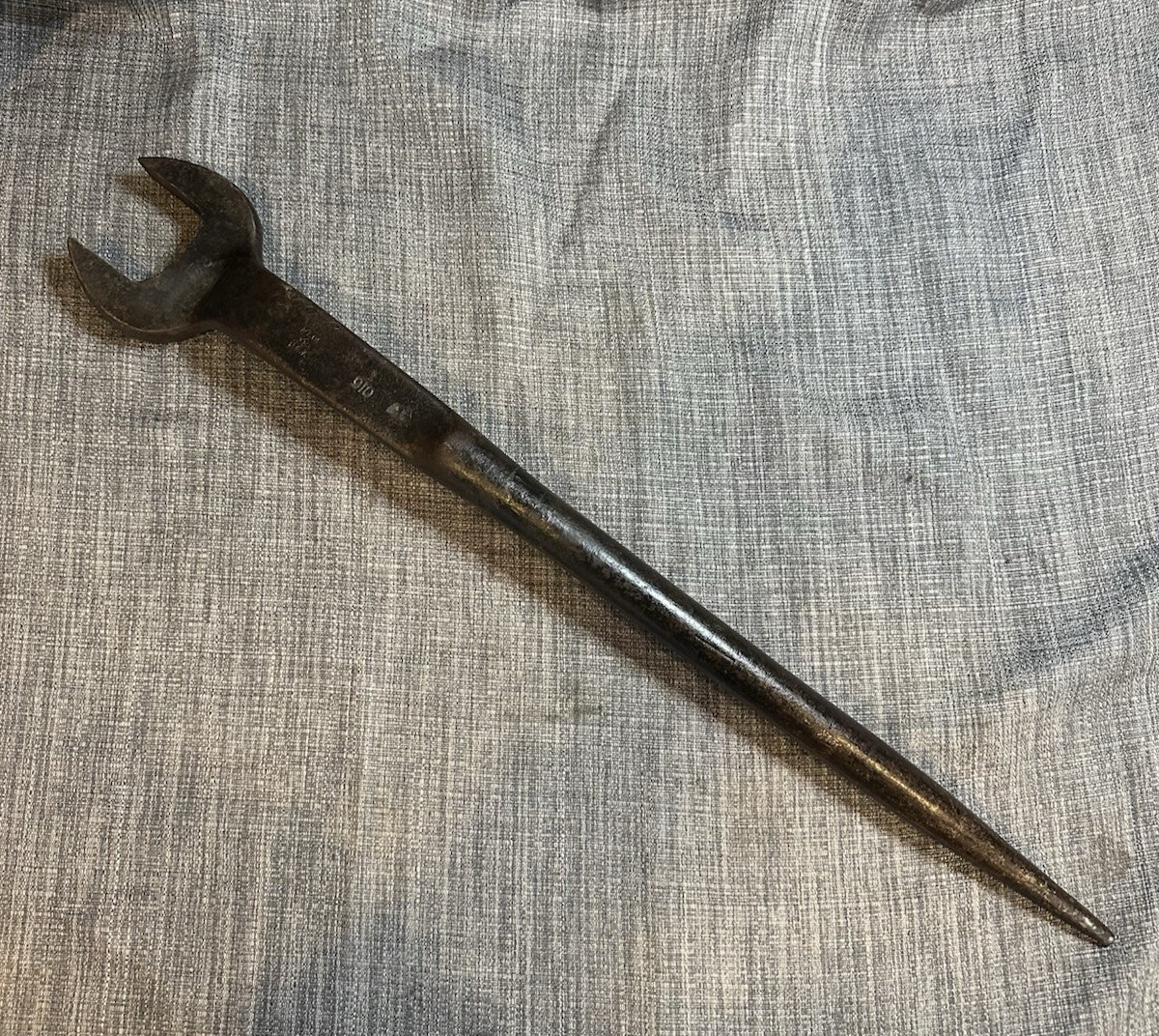 Williams XT Offset 1-7/8" Wrench 910 Hardened Spud Spanner 23" Open End USA