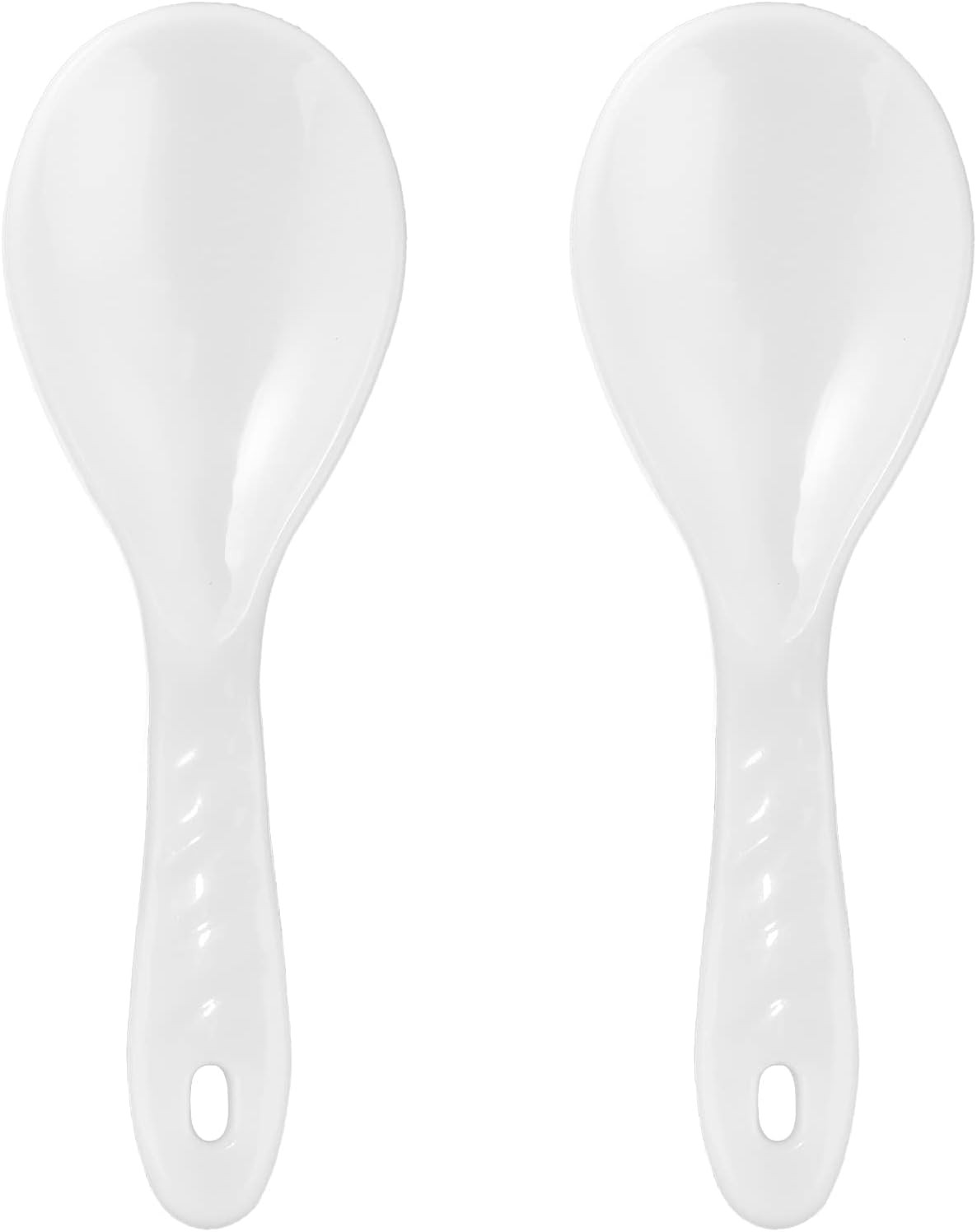 2PCS Plastic Rice Paddle Spoon Scoop Non-Stick Rice Spatula Cooker Serving