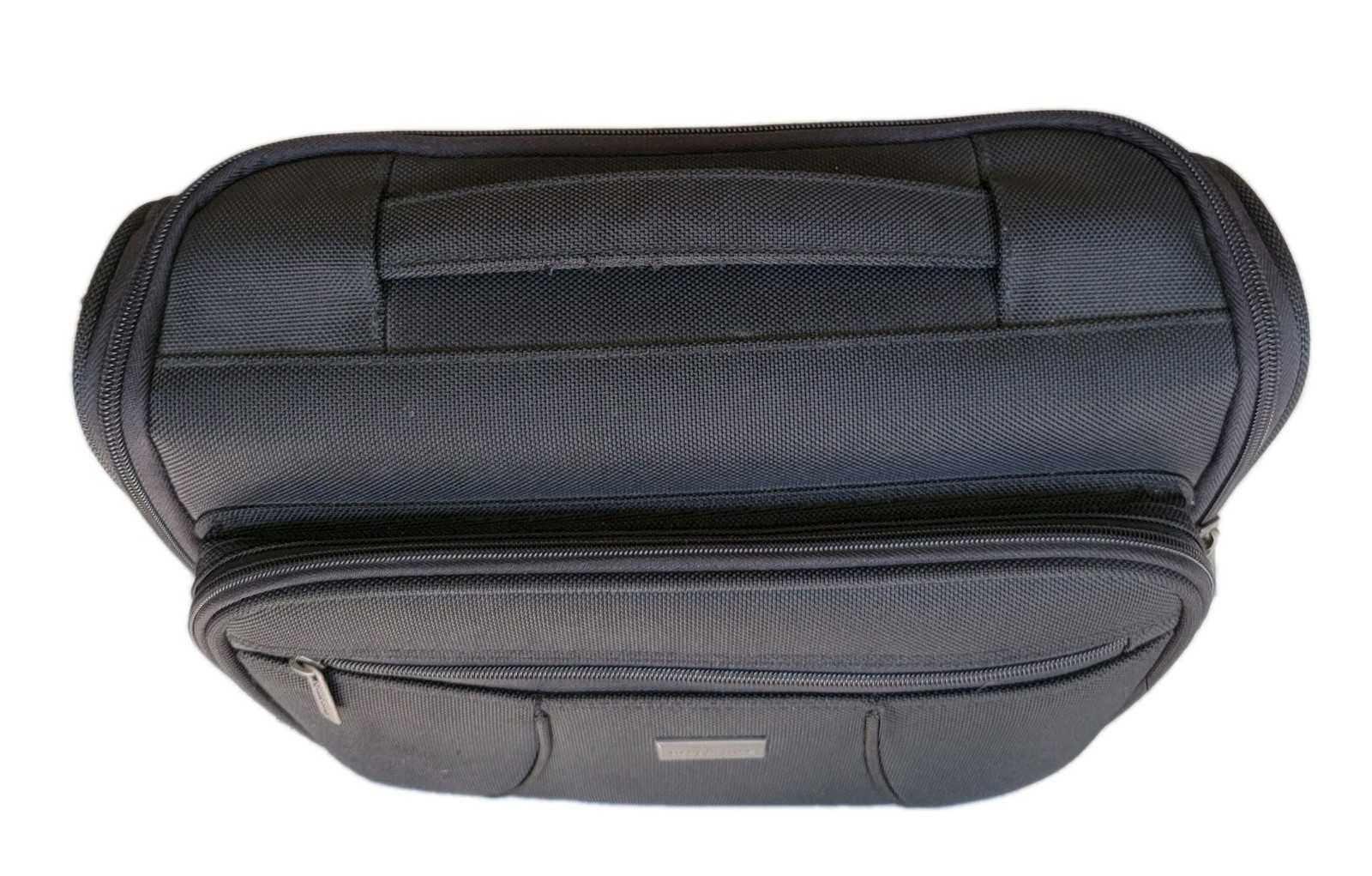 Brookstone Laptop Shuttle Padded Nylon Briefcase Black