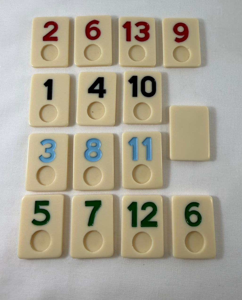 Rummikub Rummy-O Game Tiles Replacement Pieces Arts Crafts 1977  YOU CHOOSE