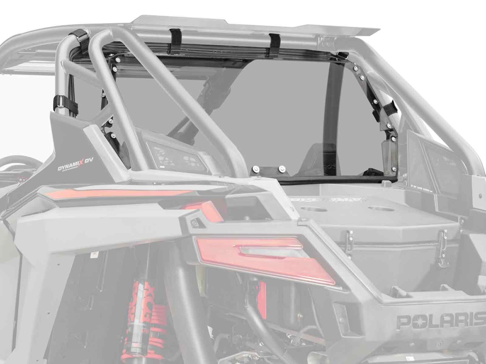SuperATV Light Tint Polycarbonate Rear Windshield for Polaris RZR Turbo R 2022+