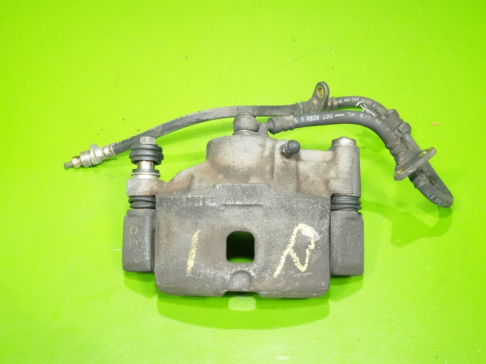 92-95 Civic OEM driver left front brake caliper slide hose COMPLETE