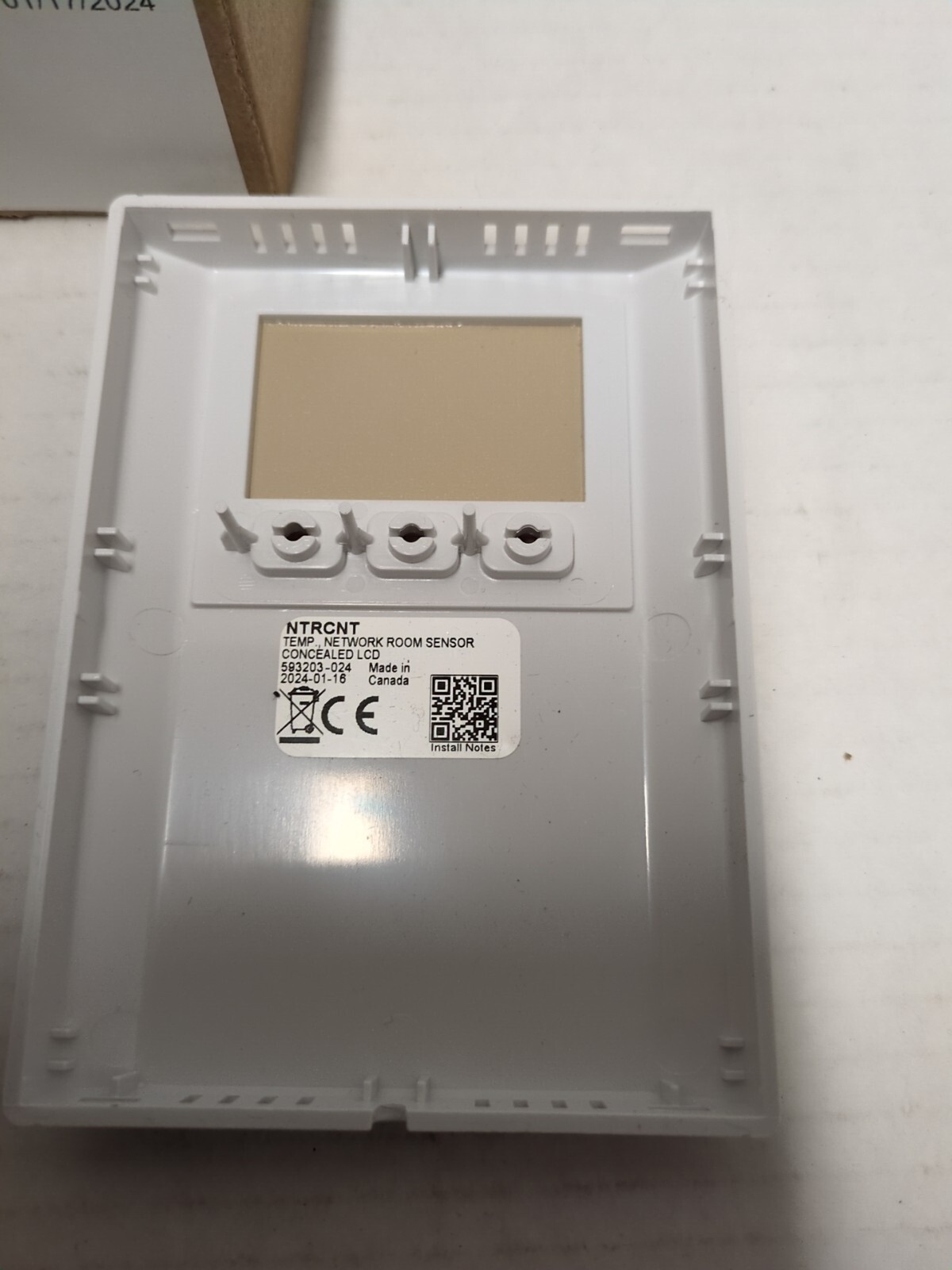 Greystone NTRCNT Room Network Sensor, Temperature, No LCD, BACnet/Modbus