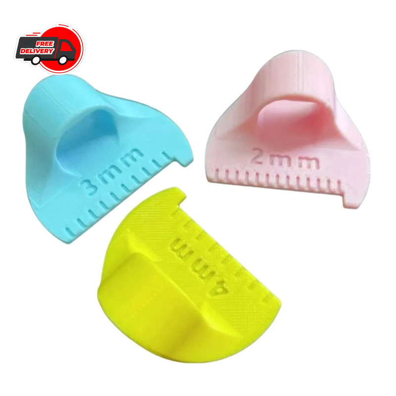 3pcs Sewing Templates, Finger Ruler Quilting & Stitching Aid for Tailoring