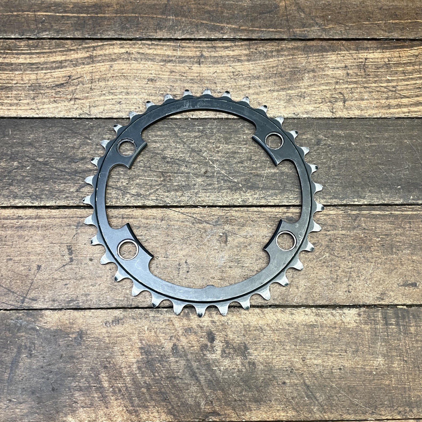 Shimano 34T Chainring 110 BCD 4-Arm Asymmetrical 11 Speed Black Road