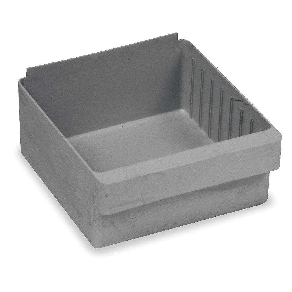 QUANTUM STORAGE SYSTEMS QED701GY Drawer Bin,Gray,Polystyrene,4 5/8 in 2KWB7