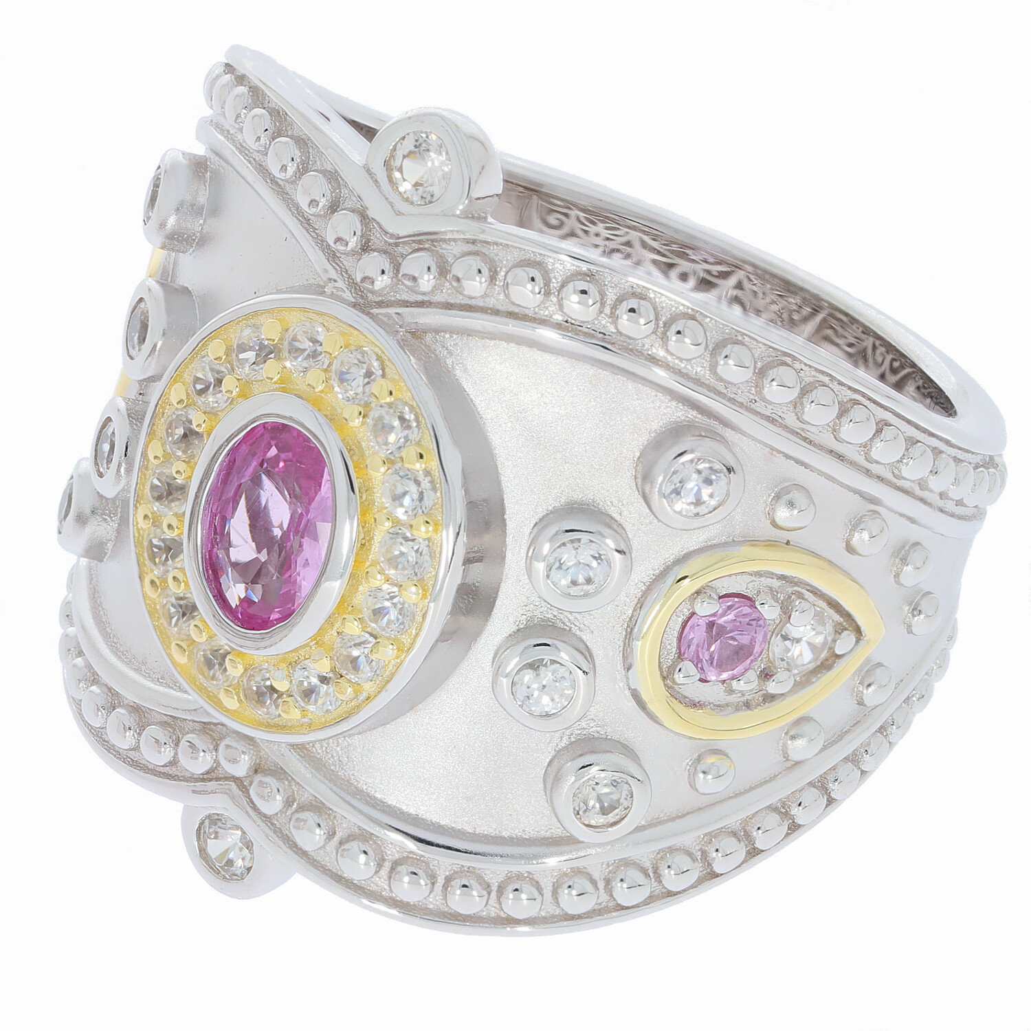 Sterling Silver Semi Mount Ring Setting 6x4 OV