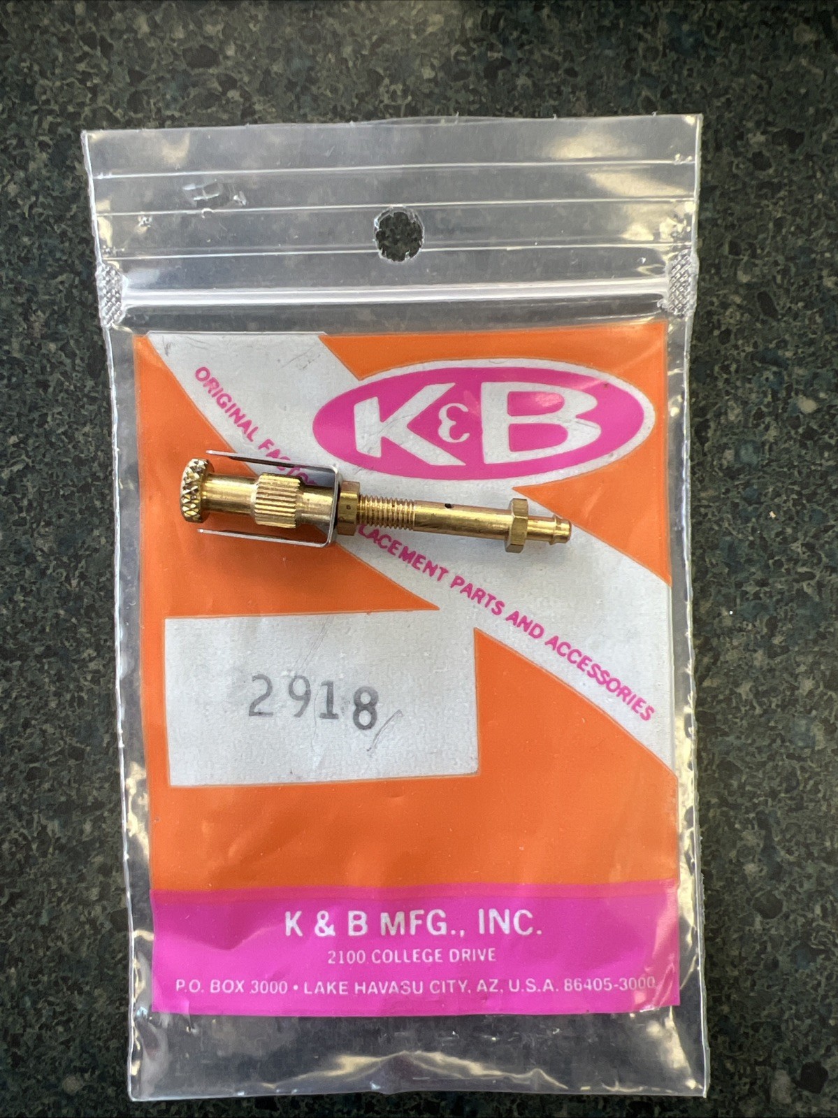 Vintage K&B #2918 Needle Valve for RC Model Glow Engines