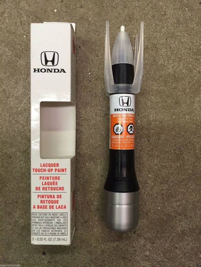 Genuine Honda Touch-Up Paint Pen YR612P Orange Fire Pearl