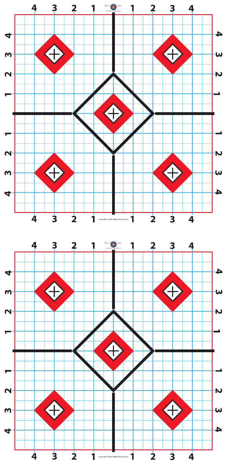 Long Range Rifle Target-Great for Sighting Scope-11.5 x 23.5 inchs-100 sheets