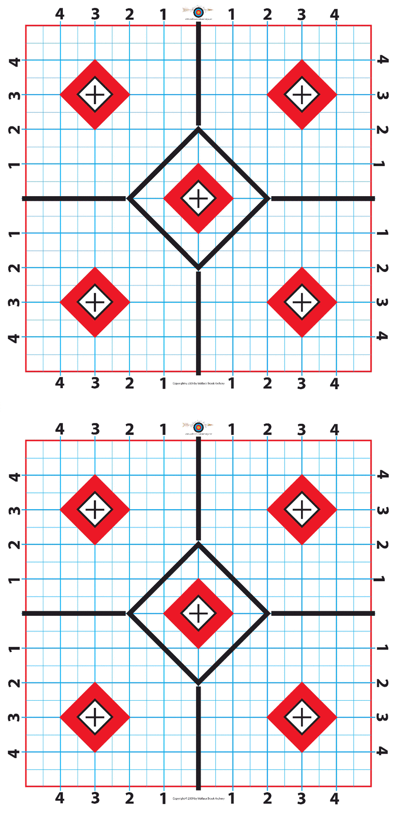 Long Range Rifle Target-Great for Sighting  Scope-11.5 x 23.5 inchs-100 sheets