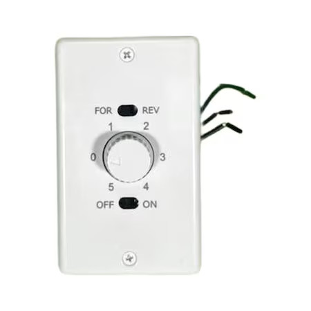 Ves 117905 Speed Control, Plate White, 4 1/2" H